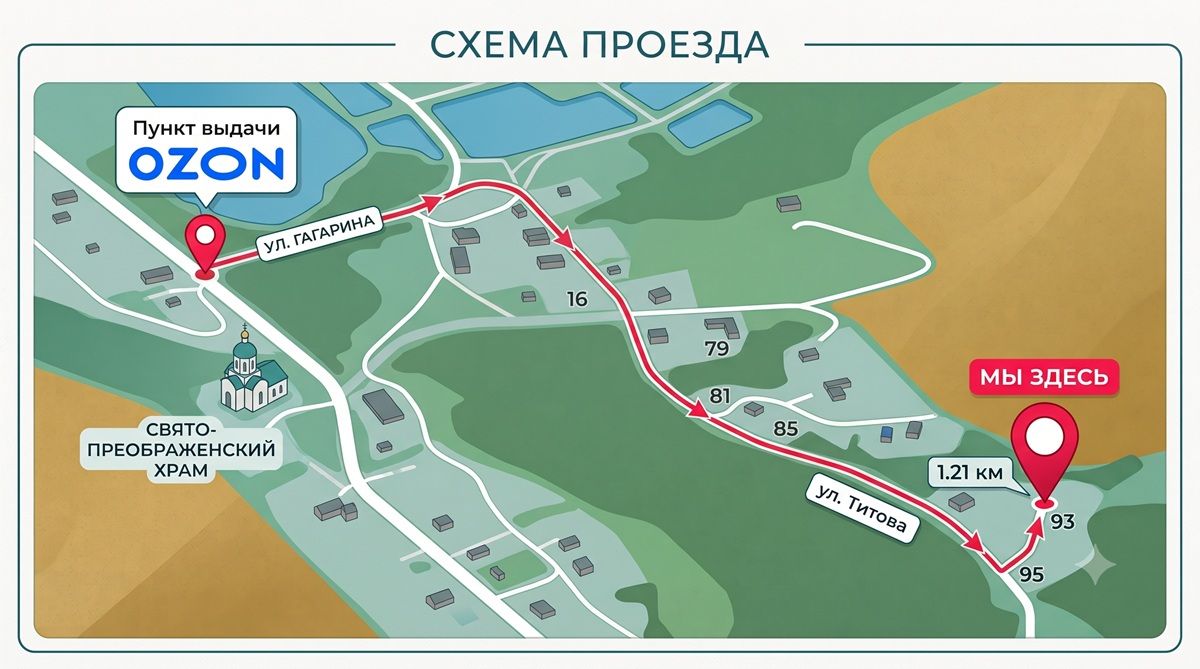 Схема проезда к Green Horizon
